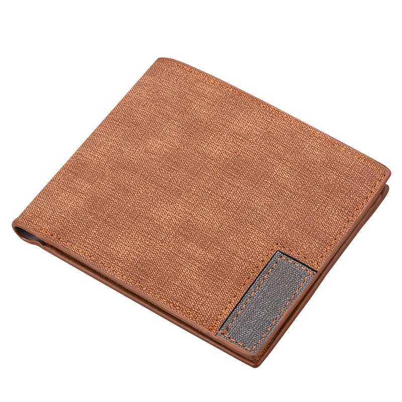 Hot Sale Mens wallet ultra-thin leather wallet thin mens door Feuille Billetera Hombre mens wallet currency card Tria Masculina Z241219