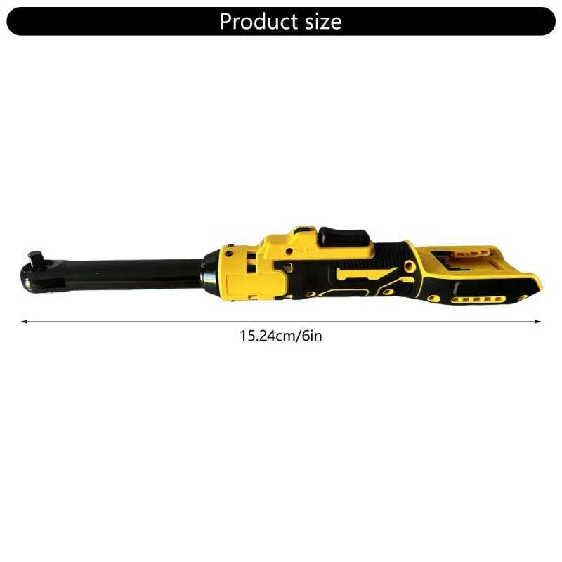 Electric Wrenches W2E3 3/8inch Electric Ratchet Wrench 6inch Extension Ratchet Wrench 40ft-lbs 400RPM S2412191