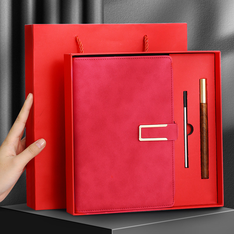 Stylish Sheepskin Leather Business Notebook - Durable Paper Organizer for Professional Use