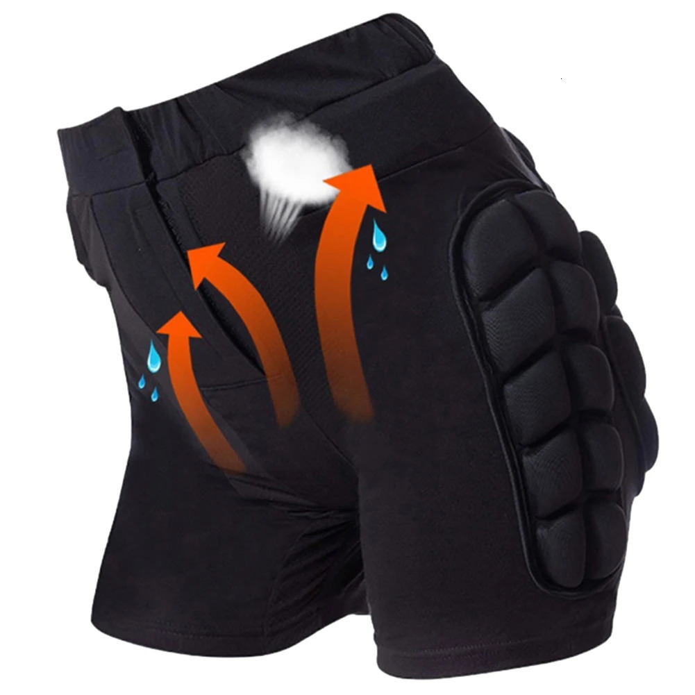 Protective Men Motorcycle Shorts Snowboard Sports Hip Butt Body Protection Gear Hockey MTB Bike Motocross Ice Skiing Shorts 241219