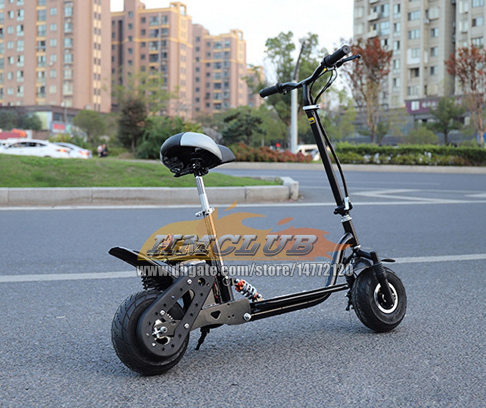 Gas Folding Adult Gasoline Scooter 49CC 2Stroke Outdoor Sports Racing Game Gas MOTO Trail-bike Trail bike Crosscountry Scrambling Black Motorcycle Bir