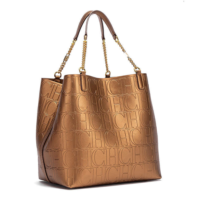Women's Bags Handbag Retro Classic Letter Design Handbag Fashion New Solid Color Large Capacity Women's Bucket Bag