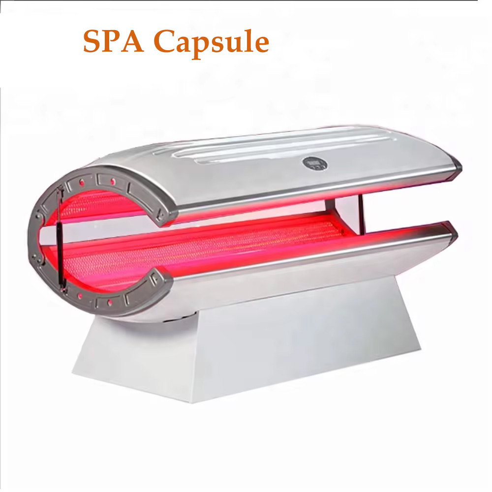 Full Body Infrared Red LED Light Therapy Treatment Fat Burn Weight Loss Skin Tighten Physiotherapy solarium tanning Bed