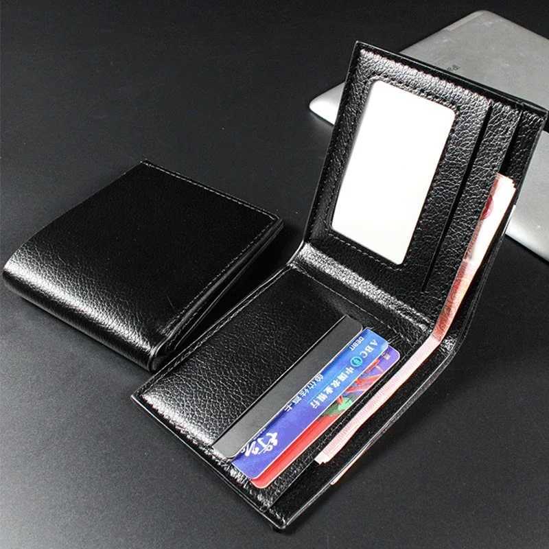 Hot Sale Mens wallet new short high-quality coin pocket brand mens wallet simple CARD holder photo holder mens wallet holder Z241219