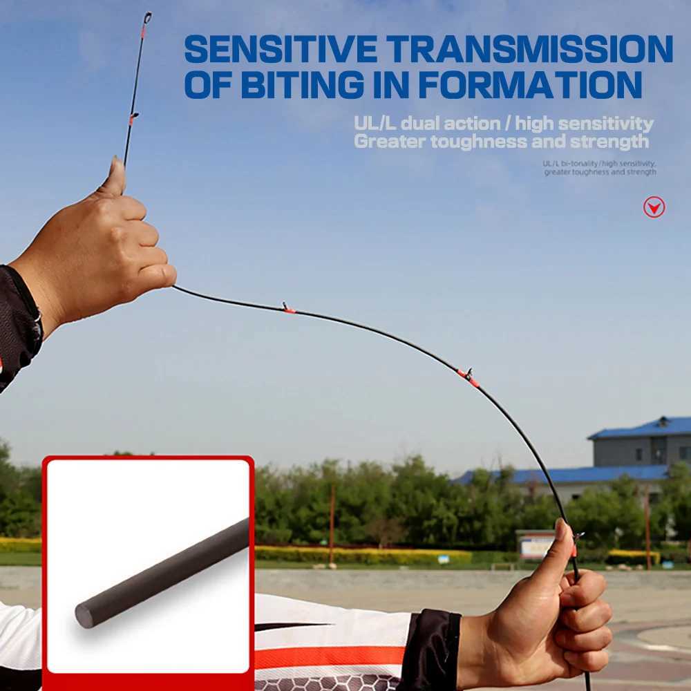 Carbon Fiber Spinning Casting Rod UL Power Lure Fishing Rod 1.8m 1.68m 2 Sections Fishing Acessories for Trout Bass JiggingXJ241219