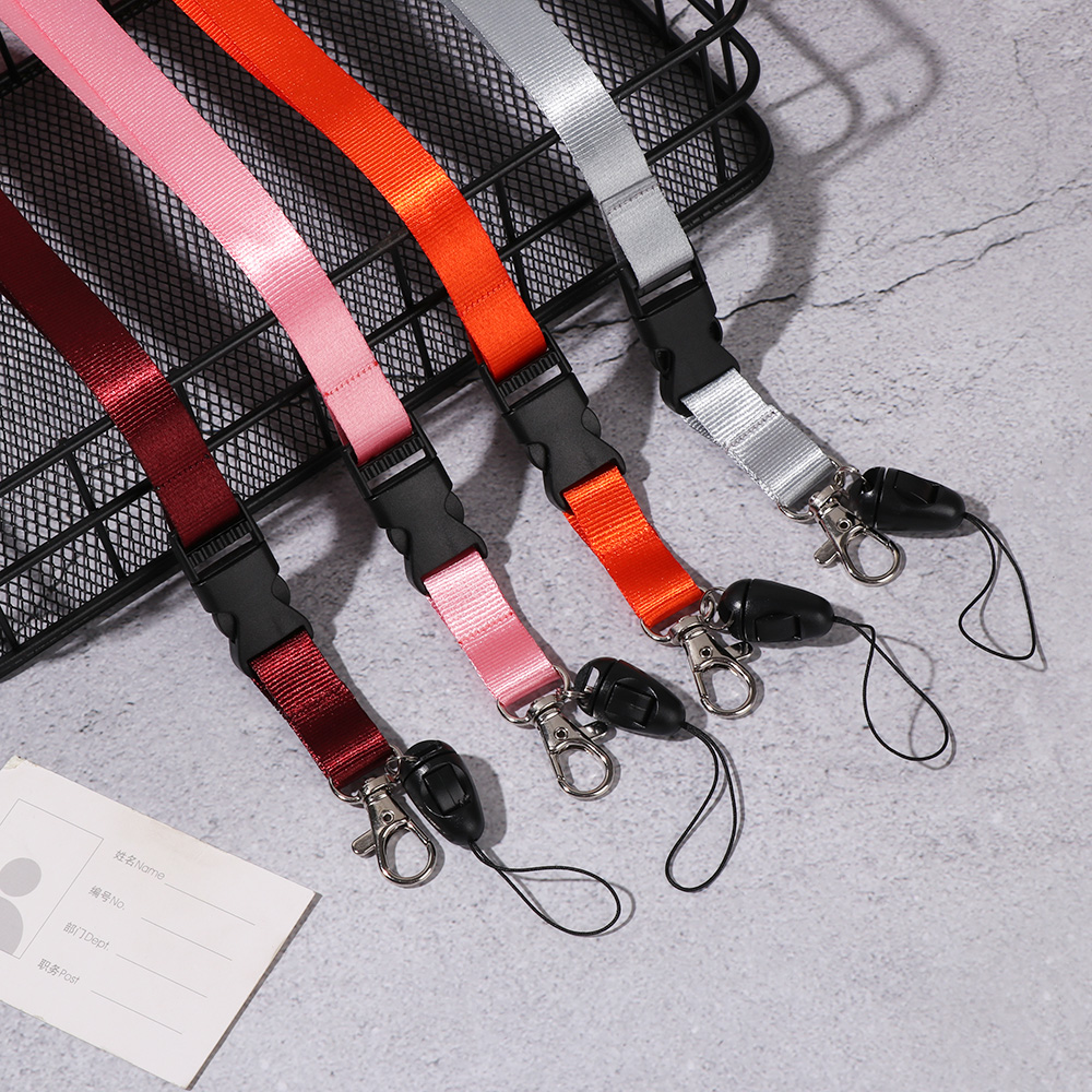 Factory customization LOGO Mobile Phone Lanyard Neck Hanging Lanyards for Keys ID Card Employee Card Badge Holder Straps Camera Rope