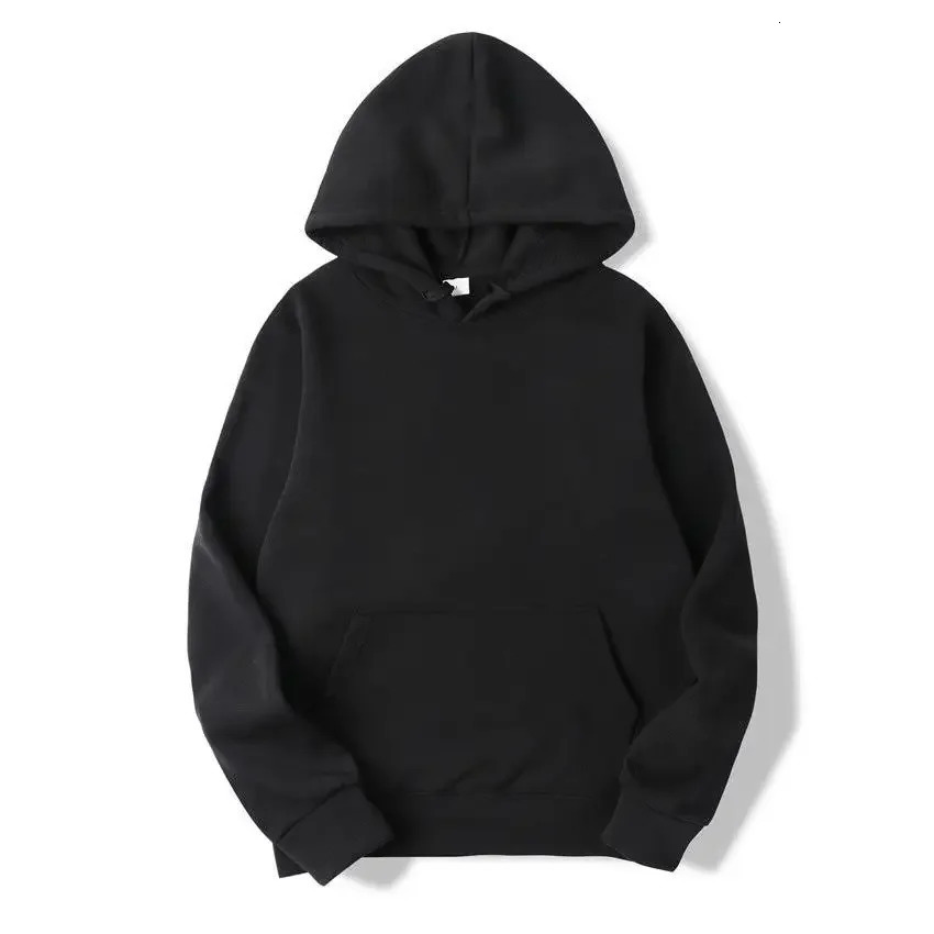 Plain Fleece Men Hoodies Sweatshirts Fashion Hooded Sweatshirt Unisex White Black Hoodies For Men Polerones Hombre Felpa Uomo 241218