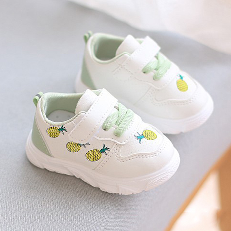 Toddler Sneakers Infant Sport Shoes Cute Baby Newborn Outdoor First Walkers Anti-slip Happysteps Kids Casual Shoes Sizes US0.5C-US4C