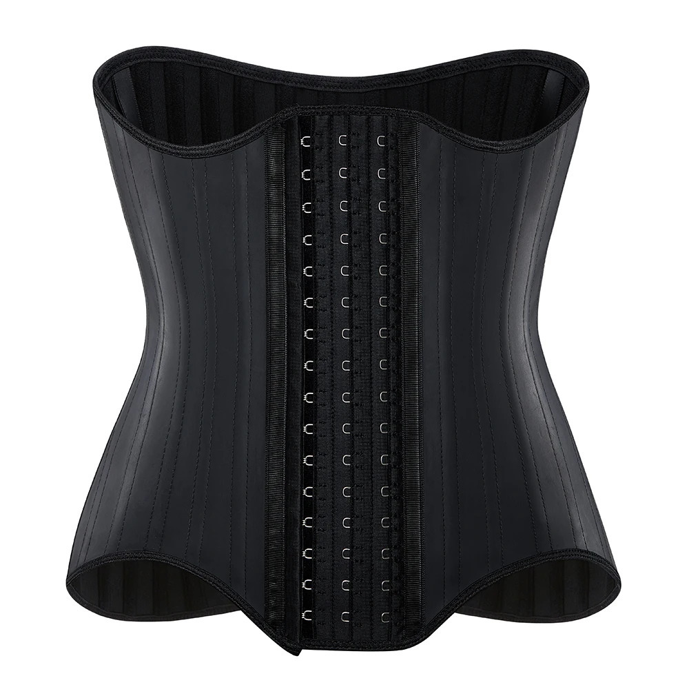 Fajas Colombianas Reductoras Latex Waist Trainer 25 Steel Boned Corset Slimming Belt 241219
