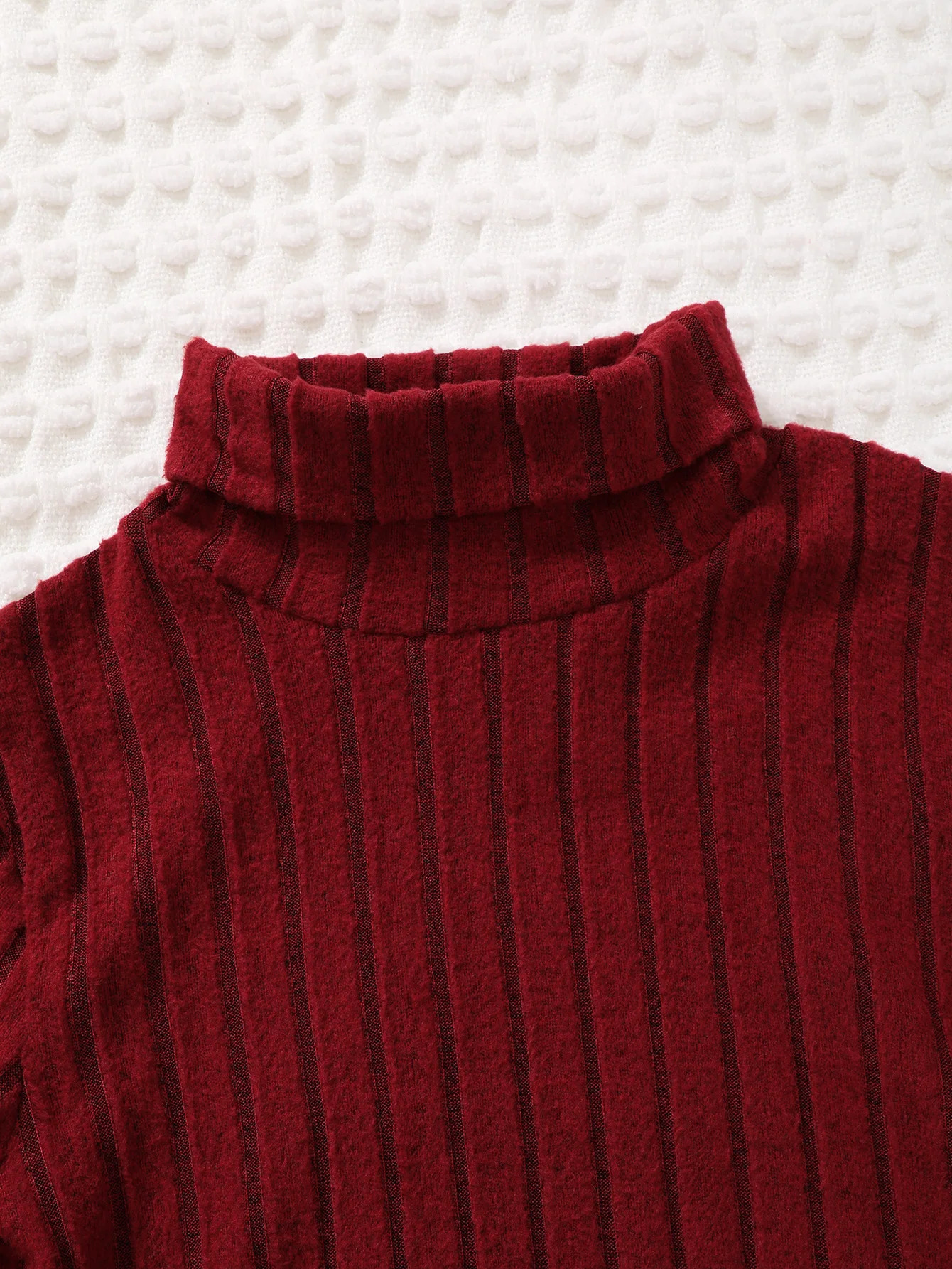 Autumn And Winter 8-12 Years Old Cool Girls Dress Long Sleeve High Neck Casual Princess Dress 241219