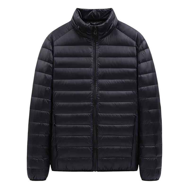 Stylish Unisex Thin Cotton Coat with Down Filling - Perfect for Casual Wear