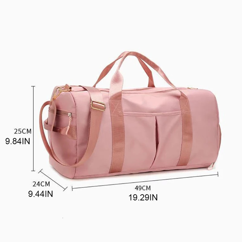 Gym Bag for Women with Shoe Compartment Durable Lightweight Yoga Large Handbag 241219