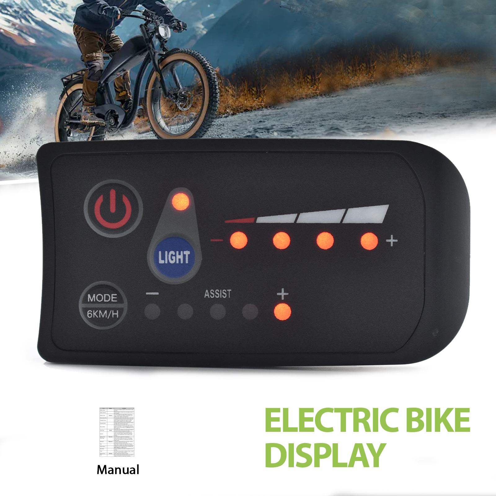 S810 Electric Bike Meter Display 24V 36V 48V 60V For Electric Bike Electric Bicycle Meter