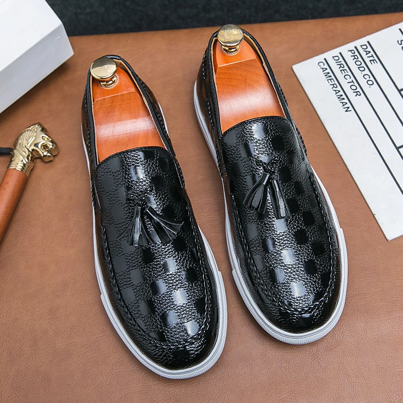 Leather Shoes Casual Business Shoes for Men Dress Tenis De Hombre Moccasins Mokasin Tenis Caballero er 241220