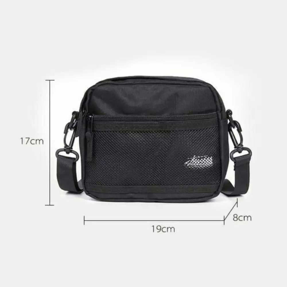 Large Capacity Shoulder Bag Fashion Crossbody Men Women Casual Canvas Mobile Phone Small Body Underarm Messenger 241219 - view 7