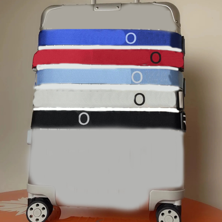 2025--Designer Luggage Strap Baggage Secure Lock Anti-theft Luggage Strap Travel Luggage Strap Adjustable Packing Belt Bundling Belt