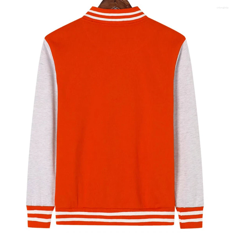 Baseball Jacket Mens Classic Fleece Jacket, Plain Varsity Jackets, Warm Winter Outerwear for Men - Lightweight Casual Fashion