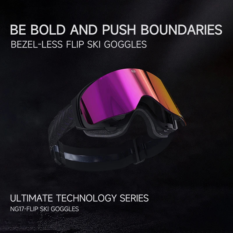 Professional Ski Goggles Magnetic Anti-fog Lenses Snow glasses Skiing For Men And Women Equipment Snowboard 241219