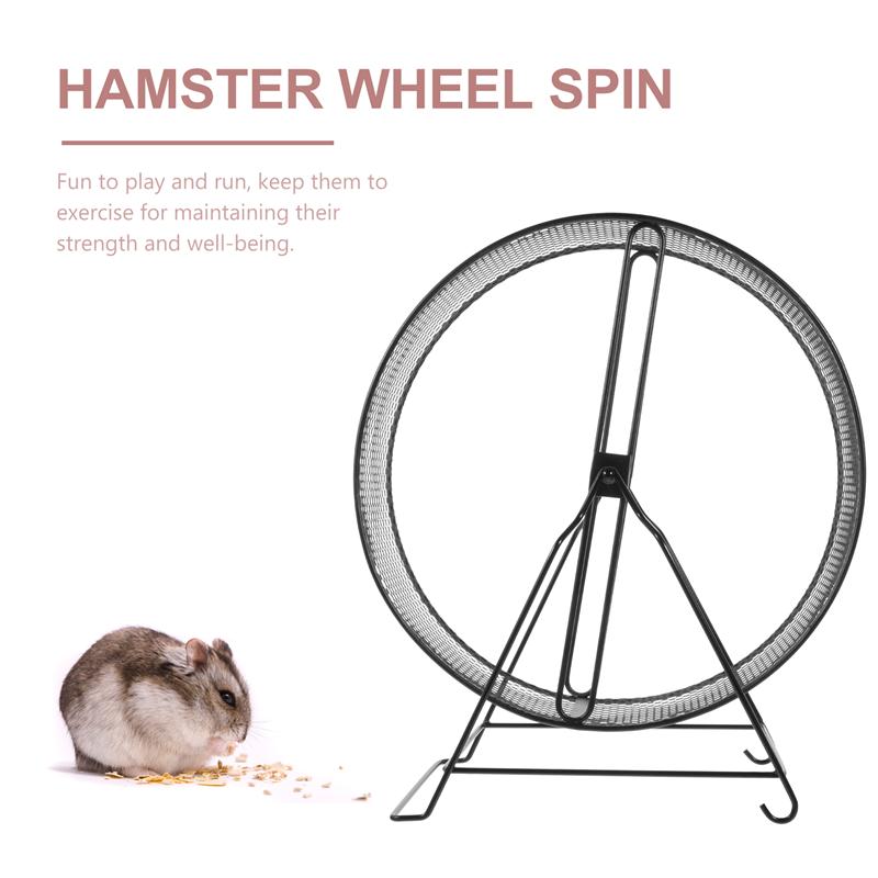 Wheel Hamster Exercise Running Small Silent Chinchilla Largehedgehog Guinea Ratgerbil Metal Pet Quiet S Animal