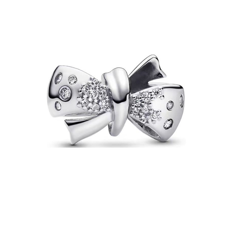 Silver Beads New Christmas Series Santa Claus Beads Bracelet Diy Accessories Beads