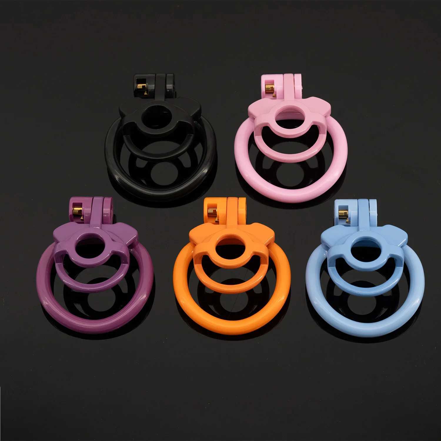 Dispositifs de chasteté Clitty Clitty Chasity Cage Positive Cock Bondage Cage Pinis Ring pour hommes Z241220
