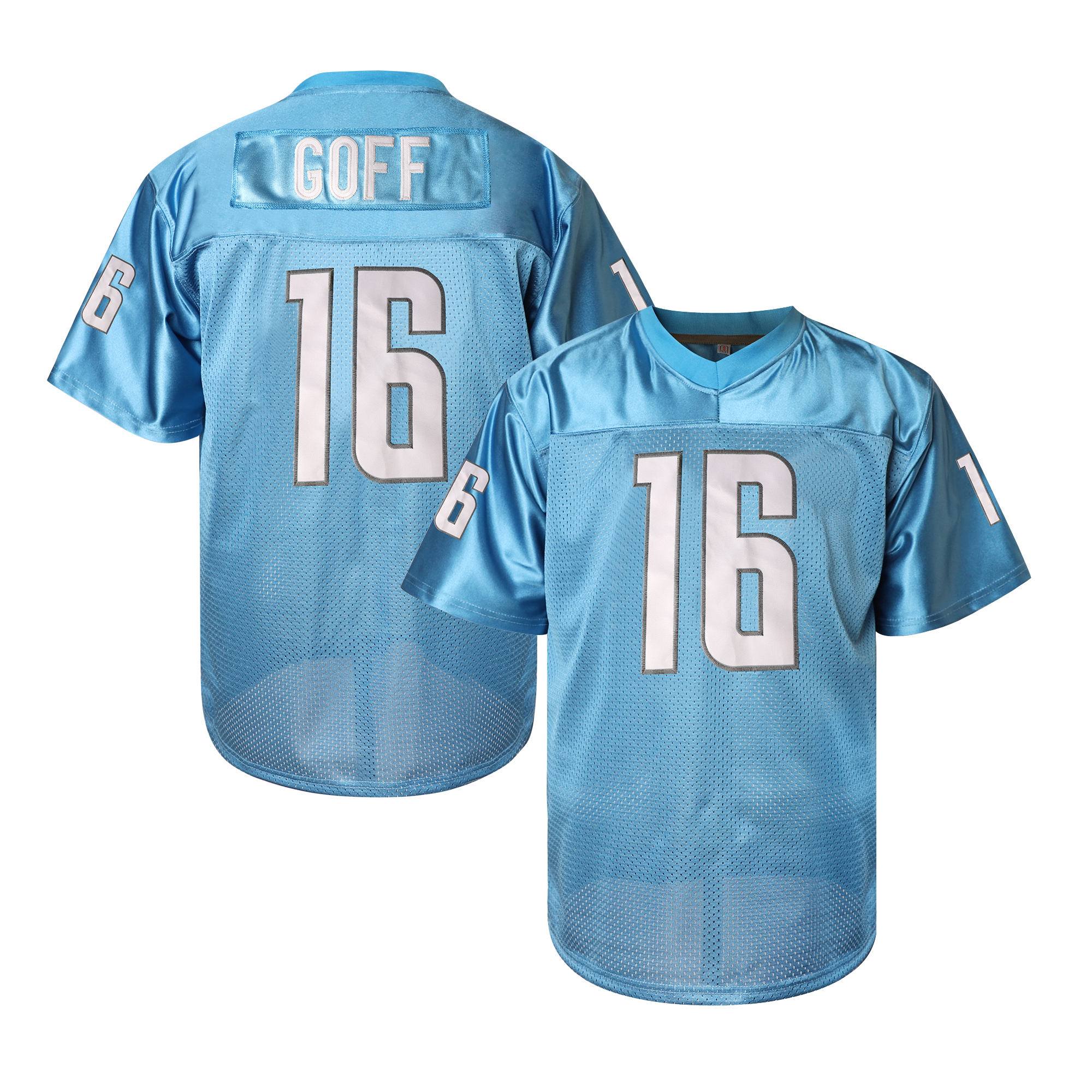 Personalized Custom 2025 Football Jersey Jahmyr Gibbs Amon-Ra St. Brown Sam LaPorta Barry Sanders Jared Goff Jameson Williams Campbell