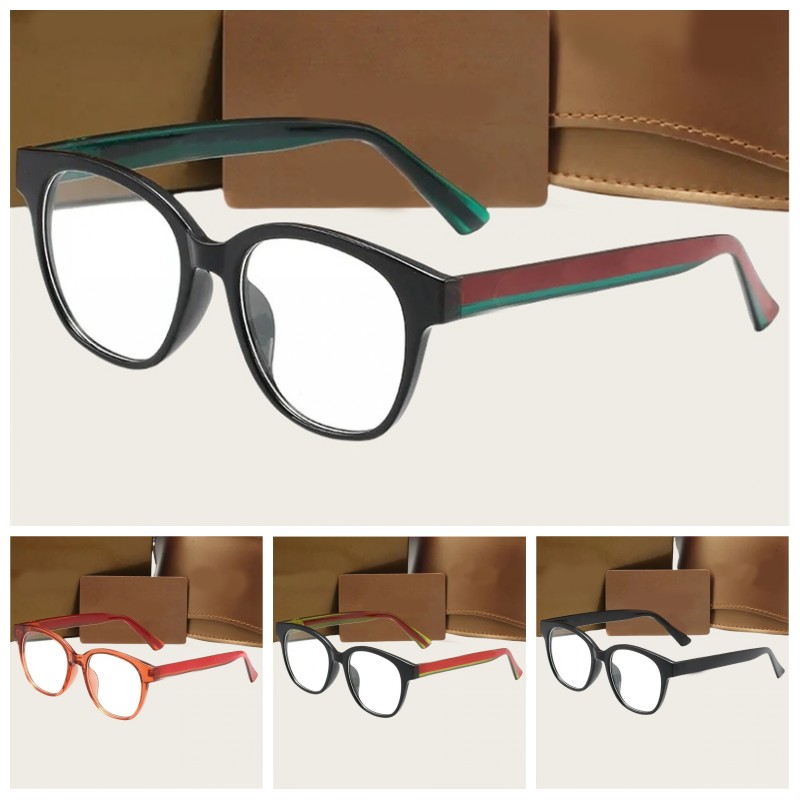 Glasses reading glasses designer sunglasses women lady summer round frame uv400 letters lunette de soleil mixed color mens sunglasses trendy hg238 C4