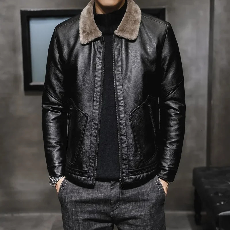 Winter Leather Jack… - image