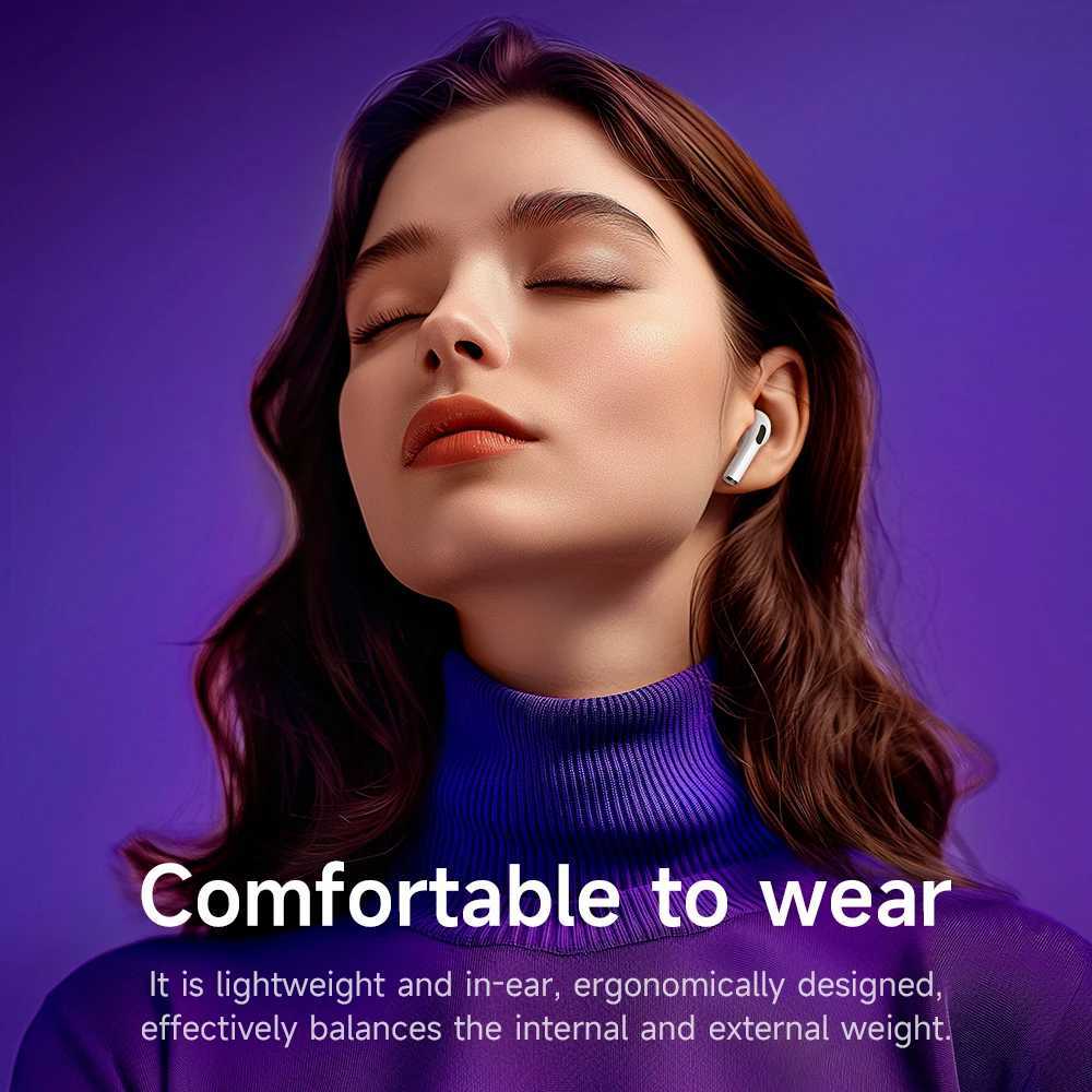 HOCO EW72 Wirelss 5.4 ANC Noise Reduction Earphone With LED Fl Touch Smart Sn Charging Box Music Sports Earbuds Z241218