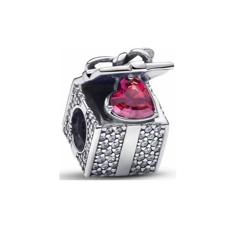 Silver Beads New Christmas Series Santa Claus Beads Bracelet Diy Accessories Beads