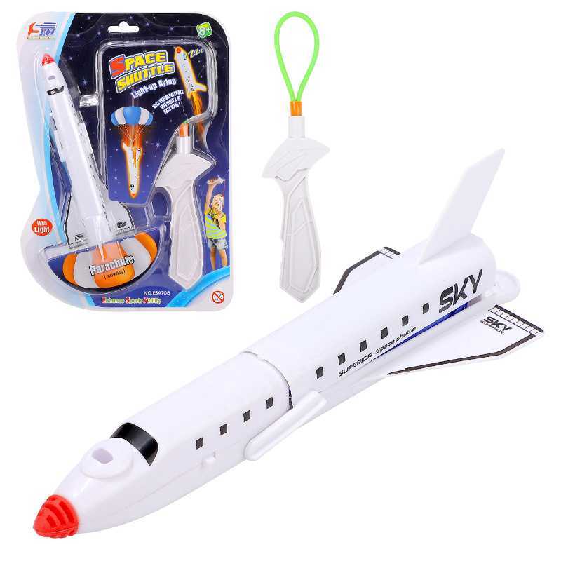 Children's outdoor toys Sporting goods boys hand throw ejection plane parachutes W240830