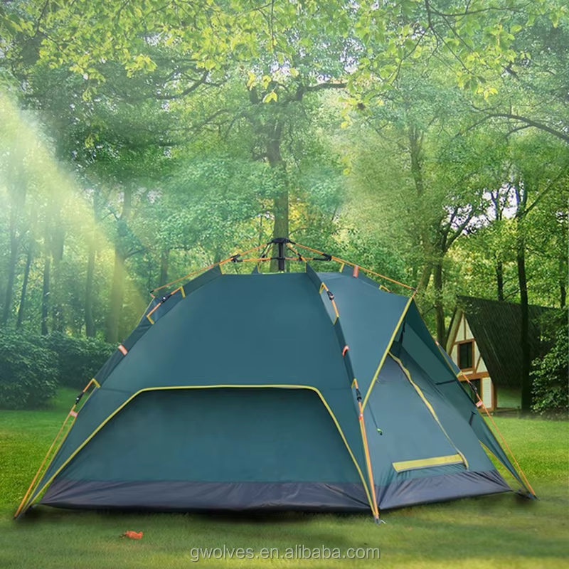 3-4 Person Automatic Portable Folding Family Camping Tents Waterproof Pop Up Tent for Outdoor