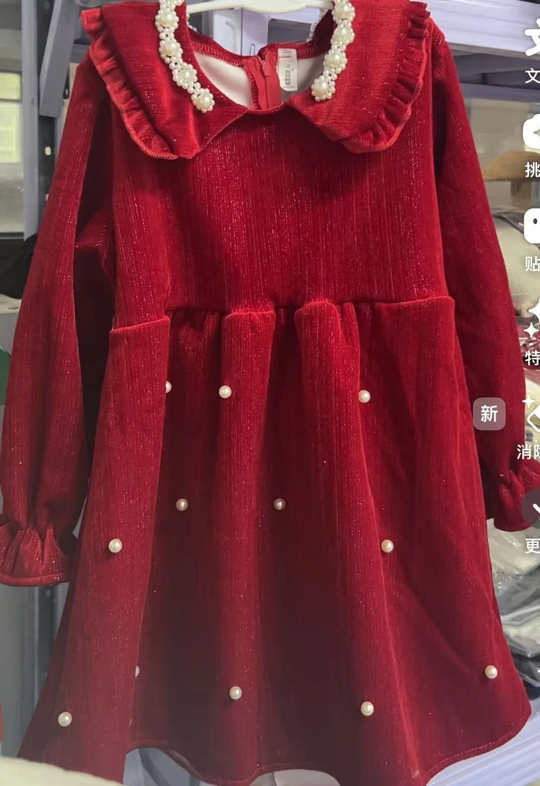 Girls Dress Autumn and Winter Childrens Princess Baby Winter Velvet Dress Kids Clothes baby girl dress without bow 241219