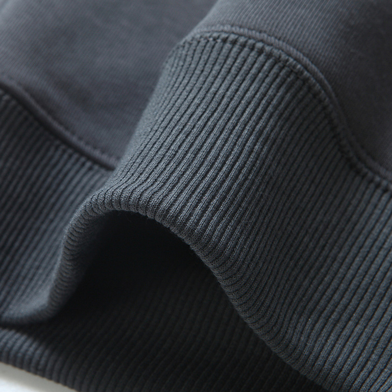 Cardigan hooded sweater men's autumn and winter loose big yards solid color versatile jacket padded thickened hoodie casual couple suit m036