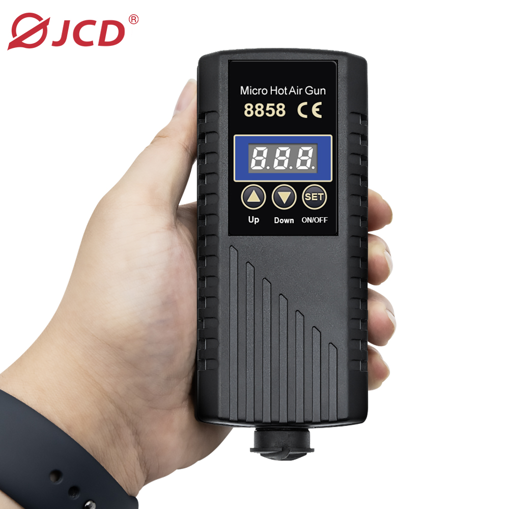 JCD 8858 Hot Air Gun Digtial Soldering Air Gun Heating Soldering Station
