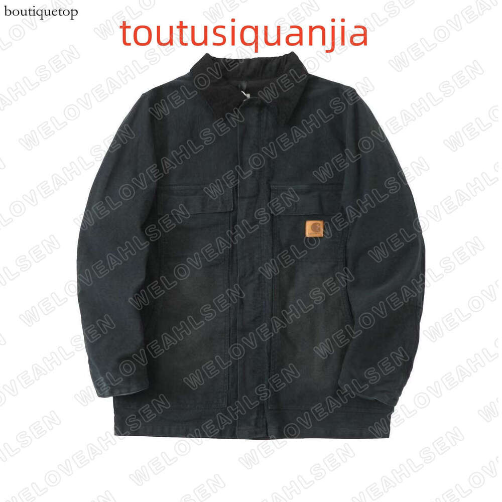 2024 New Hot Sales Carhartly Jacket Designer Jacket Mens Jackets Mens Top Quality Coat Mesh Lining Work Jacket Szie S-Xl Fashion Carthart Jacket Washed Fabric 8f5
