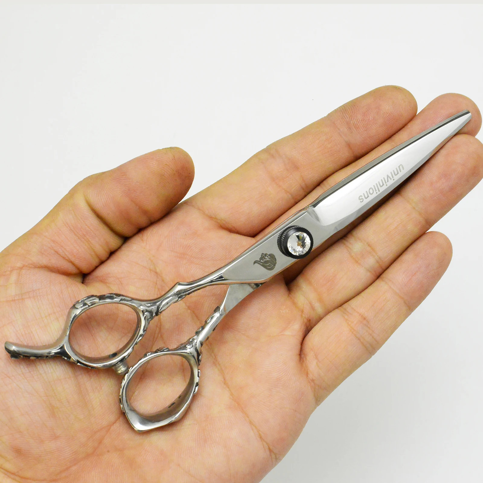 Univinlions 6 Left Handed Hairdressing Scissors Left Hand Hair Scissors for Salon 440C Barber Left Cutting Lefty Haircut Shears 241219 S2563