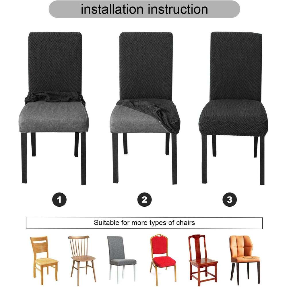 Genina for Room Dining Slipcovers Stretch Kitchen Parsons Chair Covers