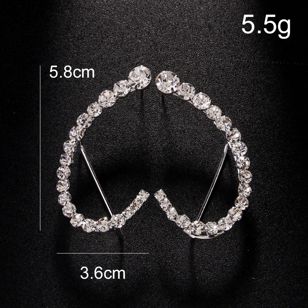 2025 Women Fashion Accessories Ear Cuff Luxury Jewelry 925 Sterling Silver Gold Fill Full Round Cut 5A Cubic Zircon CZ Diamond Gemstones Party Eternit