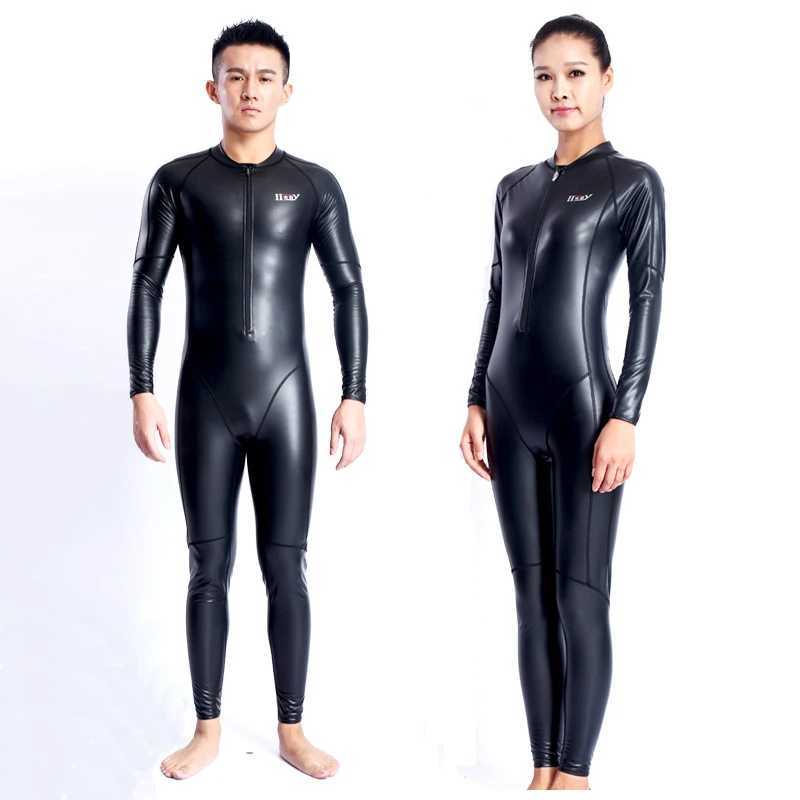 Fanceey 556 Pu Velvet full body coup swimsuit neoprene wetsuit women scuba diving suit for men wetsuit warm One piece swimwearXJ241220