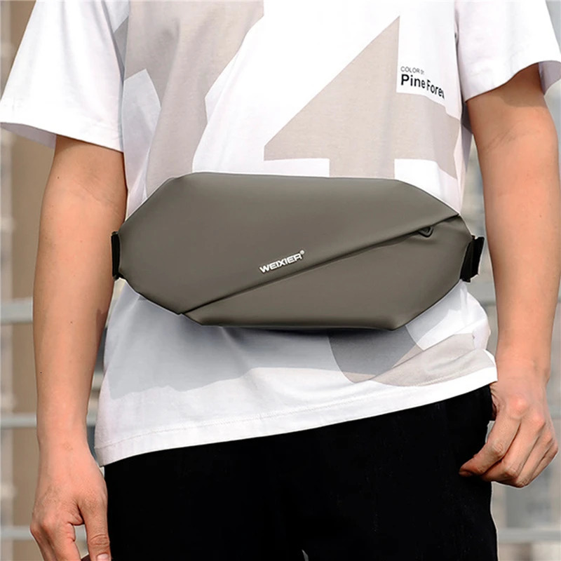 Outdoor Man Belt Pouch Sports Mens handbag Casual Cycling Small Waist Pack Crossbody Bag Shoulder Bag Mens Crossbody Ches 241214
