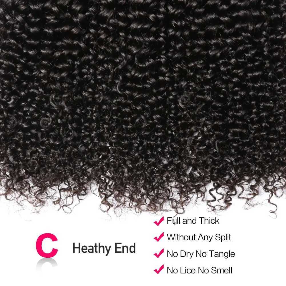 10A Small Spirals Curly Bundles Brazilian Unprocessed Kinky Curly Human Hair e Curls Weave Only Virgin Hair Extension 3B 3CXJ241220
