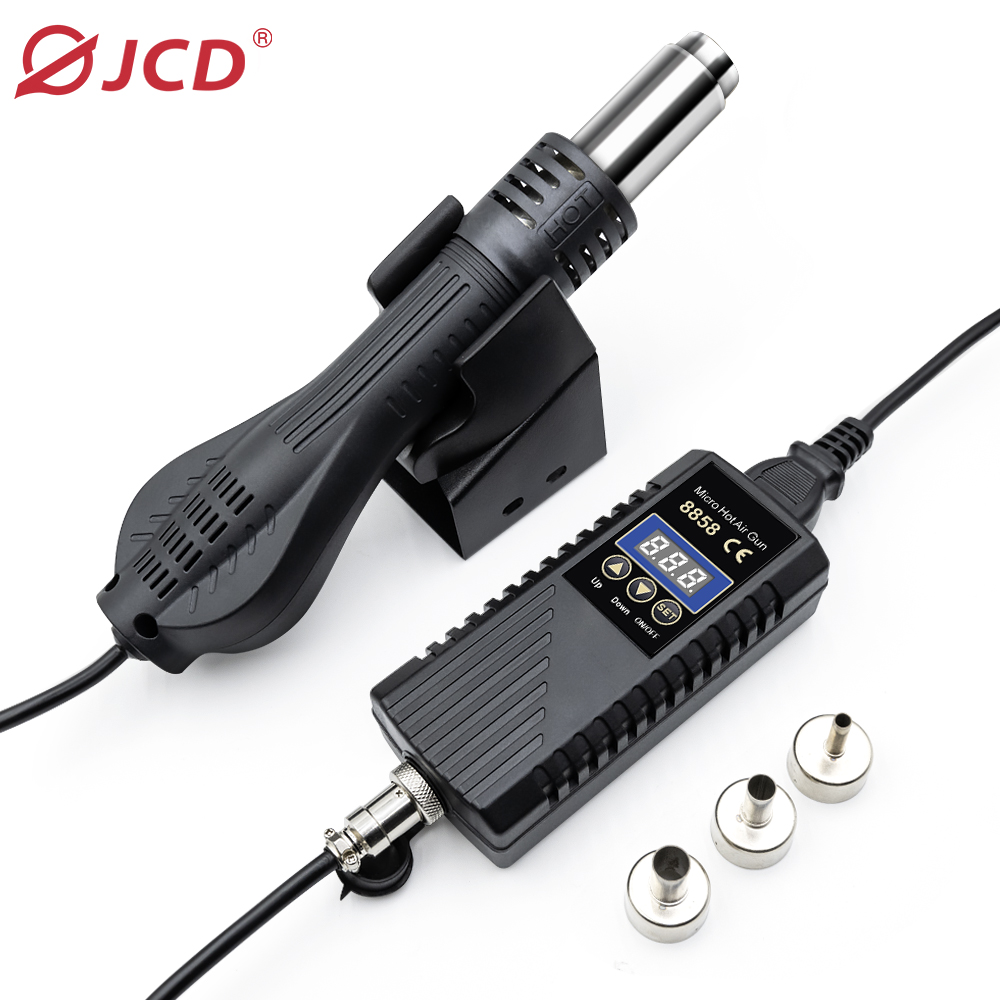 JCD 8858 Hot Air Gun Digtial Soldering Air Gun Heating Soldering Station