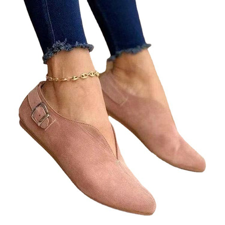 Style Ddmywed New Buckle V Mouth Casual Single Shoe Fashion Large Size Women S Shoes Chinese Brand F Ddmysaturn