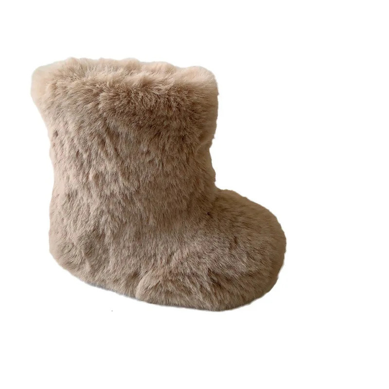 Child Snow Boots Winter Kids Fur Cotton Boot Fashion Cute Girls Boot Warm Boy Cotton Shoes Kids Shoe Botas Mujer 241219