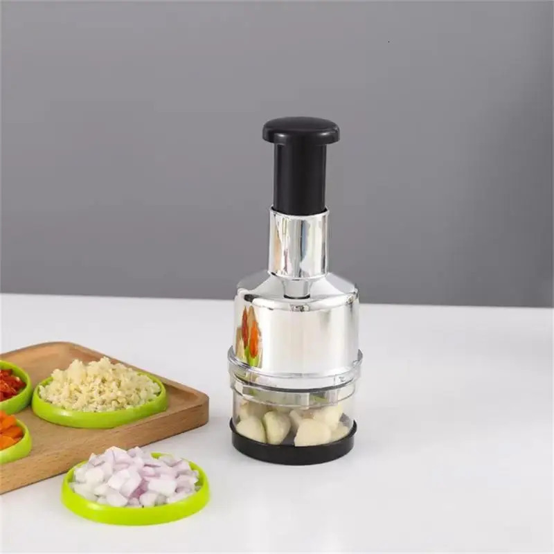 1 multifunctional manual press food cutter onion nut grinder blender manual safe and efficient fruit and vegetable chopper kitchen tool 241220