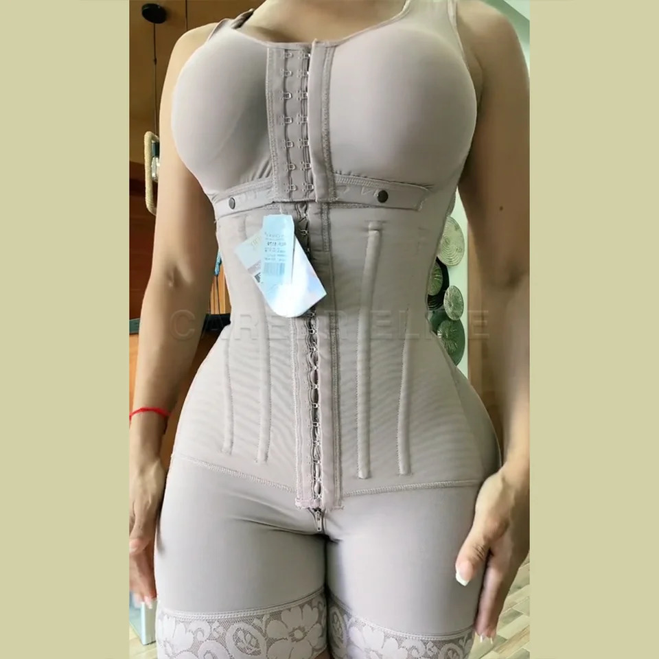 Women Colombian Shapewear Full Body Shaper Slimming Fajas High Compression Plus Size Tummy Control Postpartum or Loss Weight Use 241220