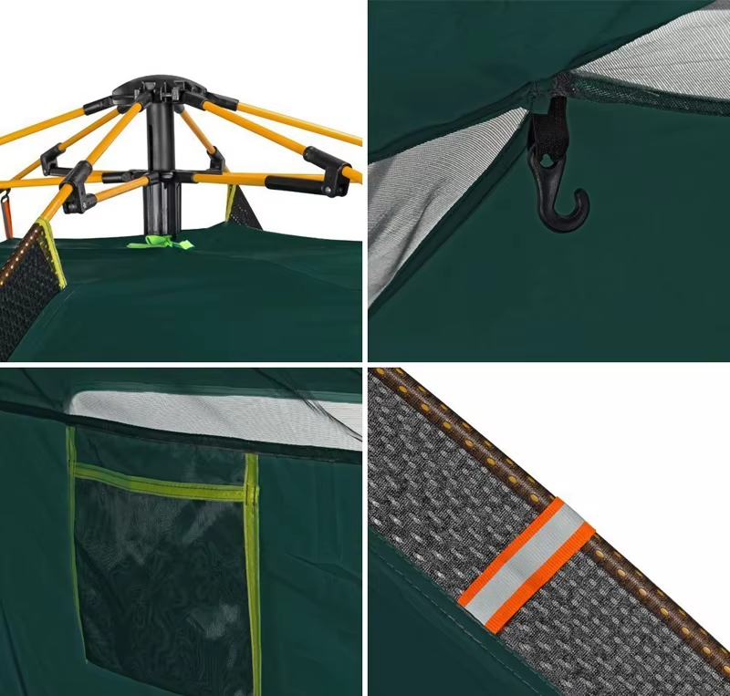 3-4 Person Automatic Portable Folding Family Camping Tents Waterproof Pop Up Tent for Outdoor