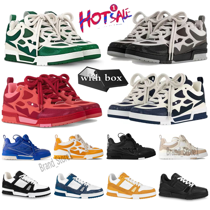 Designer Shoes Skate Sneakers Men Women Casual Shoes Trainers Mesh Sneaker Platform Casual Shoes black Runner Trainer Shoes With box