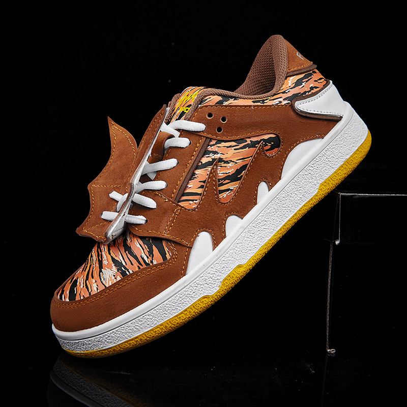 Men Women Casual Shoes Fashion Design Handsome Unique Niche Plus Size Lace-up Versatile Thick Sole hot Triple Brown Purple Green Free shipping